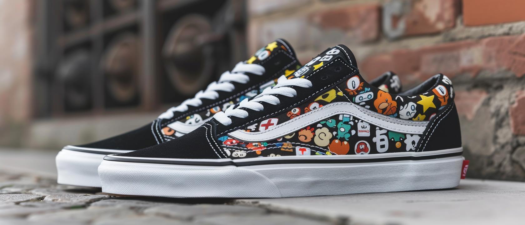 Vans x nintendo, вансы game over, vans nintendo old