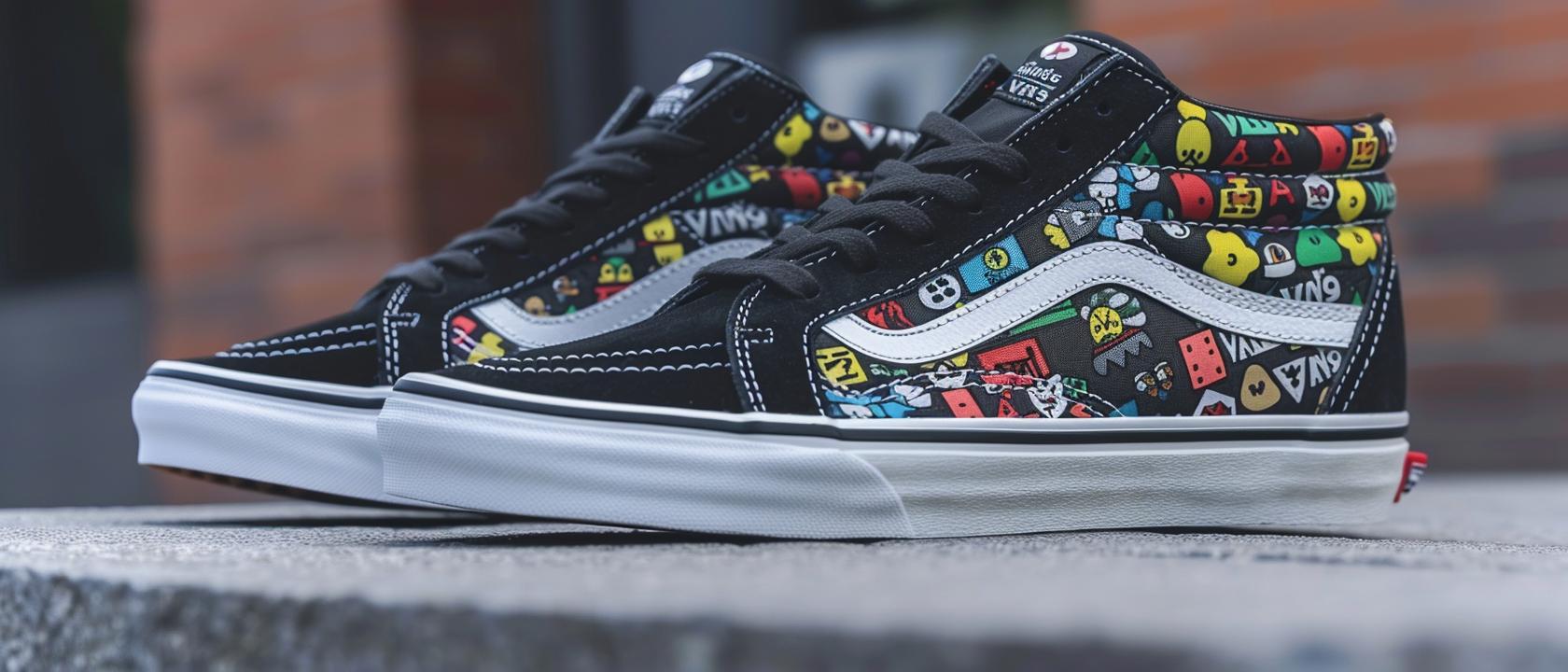 Vans x nintendo, вансы game over